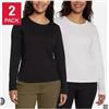 Image 1 : Banana Republic 2-Pack Long Sleeve Rib T-Shirts, Size L/G