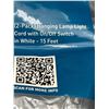 Image 3 : Cable Matters 2-Pack Hanging Lamp Light Cord with On/Off Switch, 15 Feet, White
