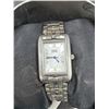 Image 2 : Point Zero Women’s Rectangular Silver-Tone Wristwatch with Metal Band