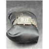 Image 4 : Point Zero Women’s Rectangular Silver-Tone Wristwatch with Metal Band