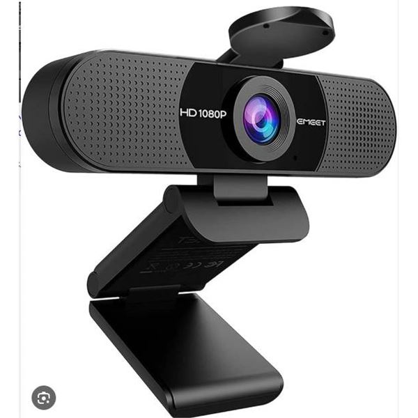 EMeet SmartCam C960 USB Webcam with 1080P Resolution for Laptop/Desktop