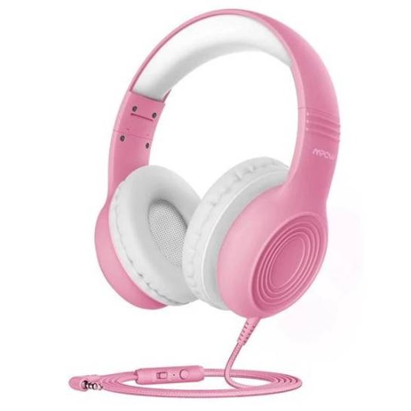 Mpow CH6S Wired Headphones with Microphone, Model MPBH297BW