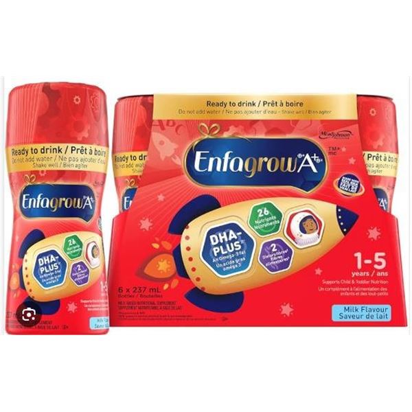 Enfagrow A+ Milk Drink for Ages 1-5 Years – 6 x 237 mL