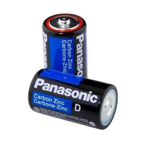 Panasonic D2 Carbon Zinc Batteries Lot of 12