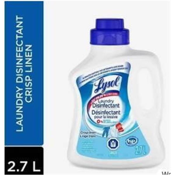 Lysol Laundry Sanitizer Crisp Linen Fragrance, 2.7L Bottle