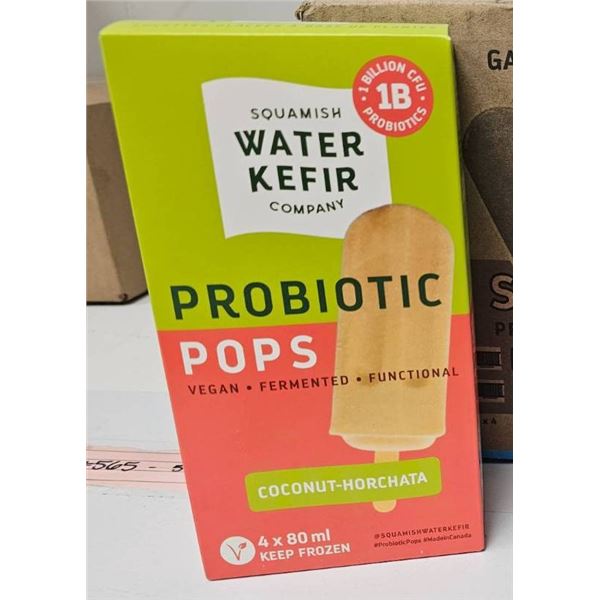 Squamish Water Kiefer Company Probiotic Pops Vegan Coconut-horchata 6x (4x80g)