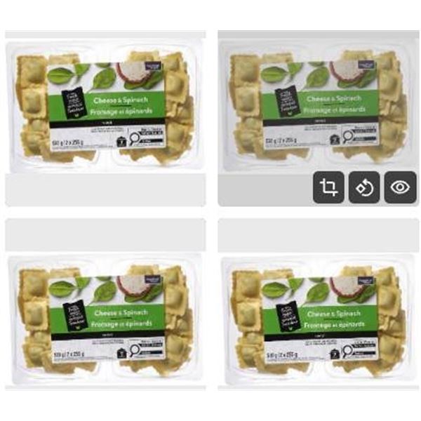 4x 510 g Your Fresh Market Cheese and Spinach Ravioli Packs