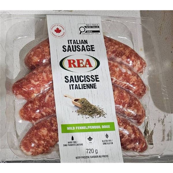 REA Mild Fennel Italian Sausage 2x720g