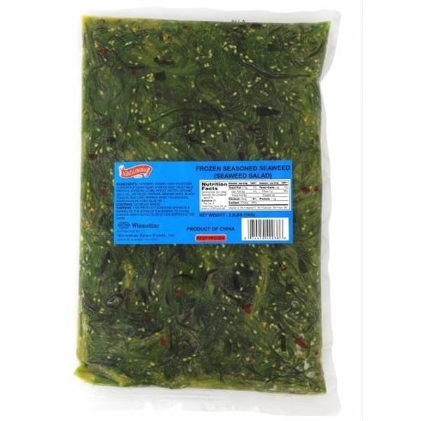 Wismettac Frozen Seasoned Seaweed Salad, 2×2 kg