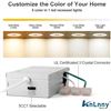 Image 1 : KnLnny Ware LED Recessed Light, 750lm, 9W, 4 Inch, 5-Color Temperature