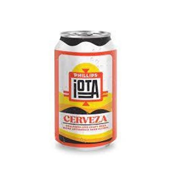 Phillips Iota Cerveza Dealcoholized Craft Beer, 4 x 355 mL Cans