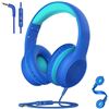 Image 1 : Mpow CH6 Wired Headphones with Volume Control Switch and Sharing Function
