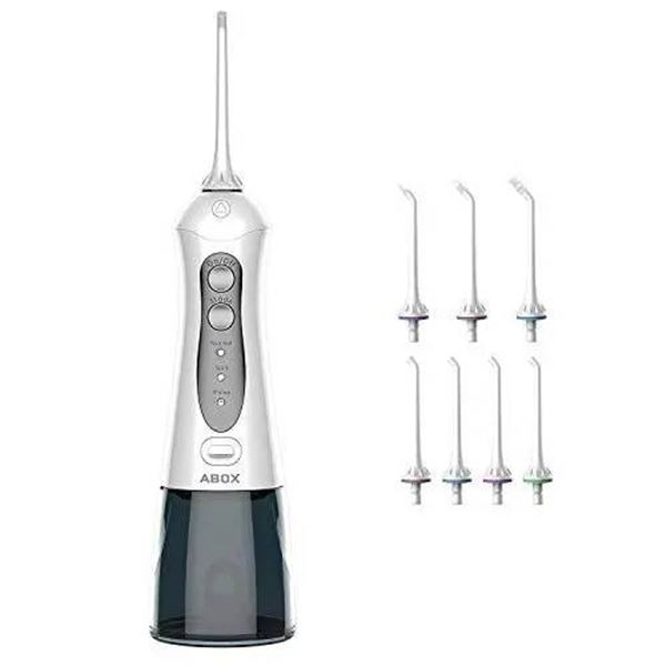 ABOX Portable Oral Irrigator with Water Jet Feature and Timer