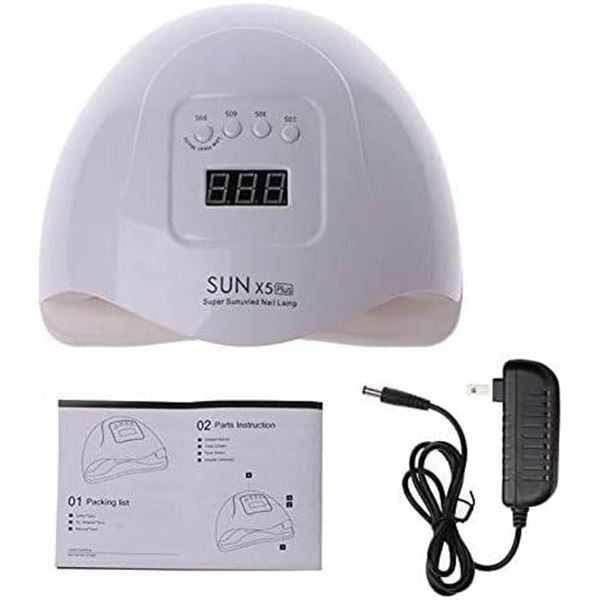 Professional Gel Polish LED Nail Dryer Lamp 120W with Dual Light Source