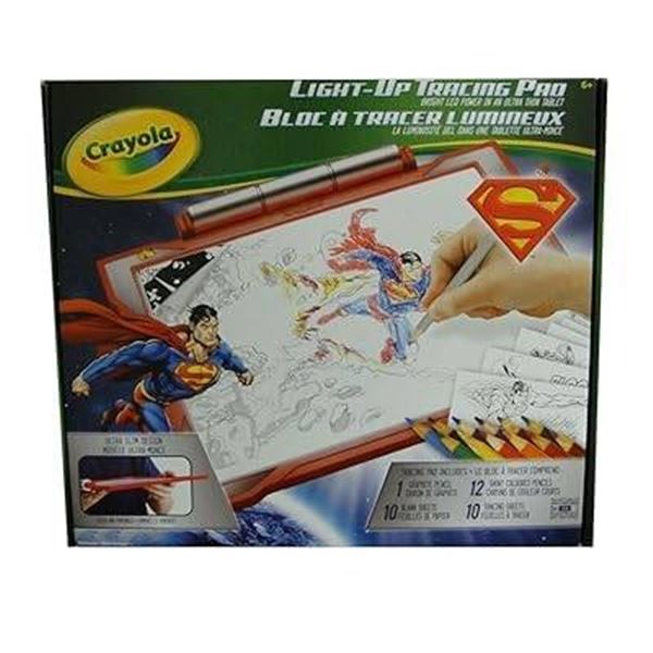 Crayola Light-Up Tracing Pad Set – Superman Themed Drawing Kit