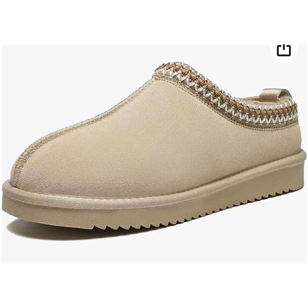 Beige Slip-On Clogs Size 8.5 With Cushioned Insides **May Vary From Stock Photo**