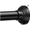 Image 1 : ENJOYBASICS Matte Black Shower Curtain Rod