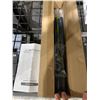 Image 4 : ENJOYBASICS Matte Black Shower Curtain Rod
