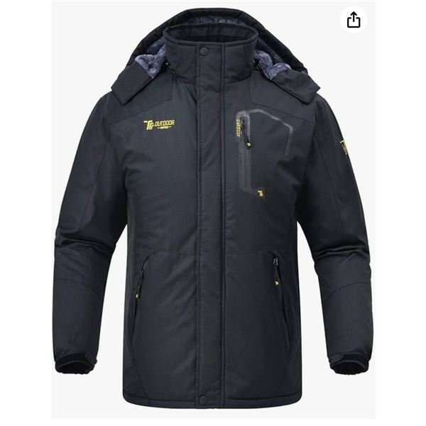 Men’s Outdoor Jacket with Multiple Zip Pockets and Adjustable Features