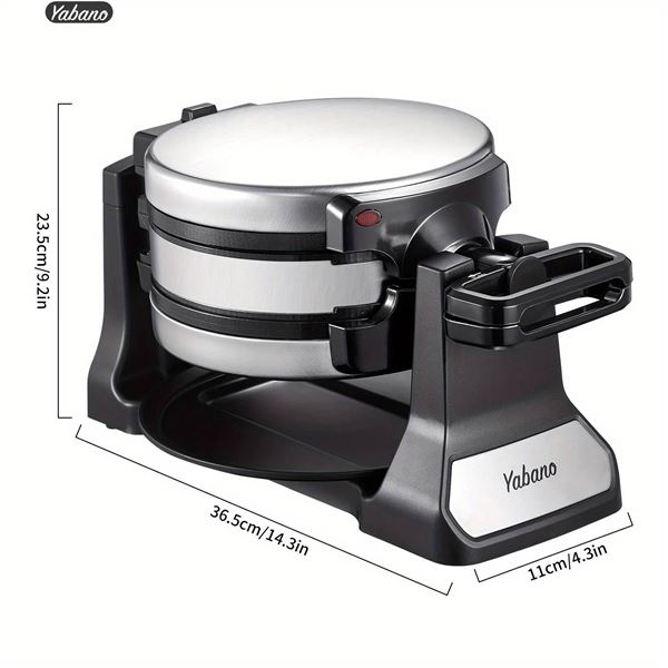 Yabano AK-B067 Double Rotating Waffle Maker