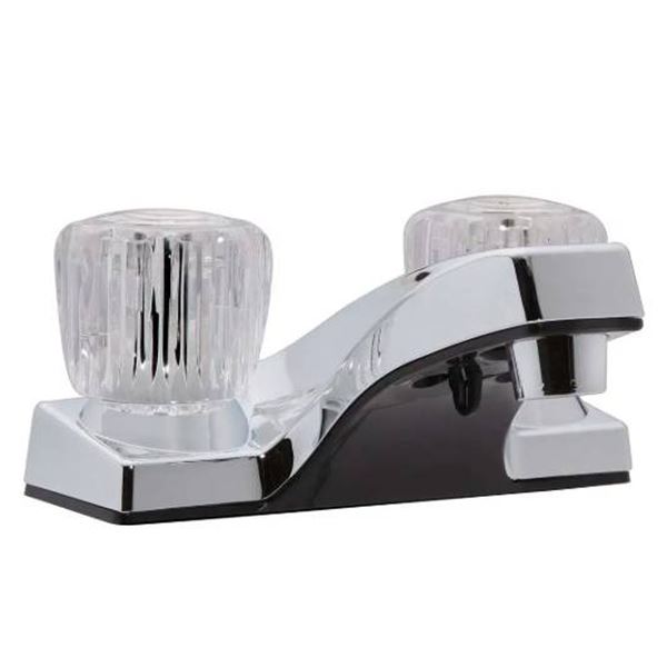 Fundamentals Two-Handle Bathroom Faucet, Chrome Finish, Model 7060