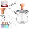 Image 1 : Smokvo Hookah With Accessories Including LED Light And Remote