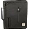 Image 1 : Black Zip-Around Binder Organizer with Handle