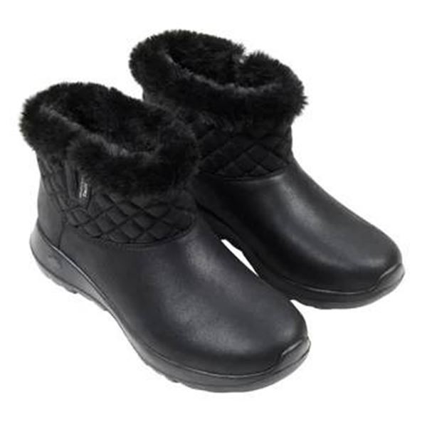 Skechers Black Quilted Winter Boots, Women’s Size 11