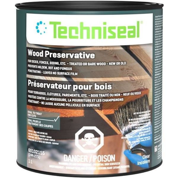 Techniseal Wood Preservative Set with 3 x 1L Cans