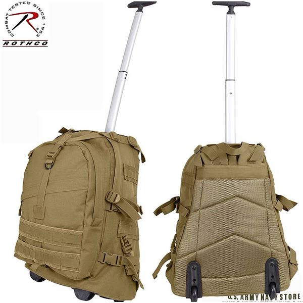 Rothco Wheeled Large Transport Pack, Style 97289, Coyote
