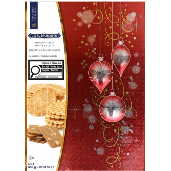 Jules Destrooper Belgian Butter Biscuits Assortment, 650g