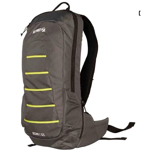 Klymit Echo 12L Hydration Pack, Grey/Green, Regular, 12ECUC12B