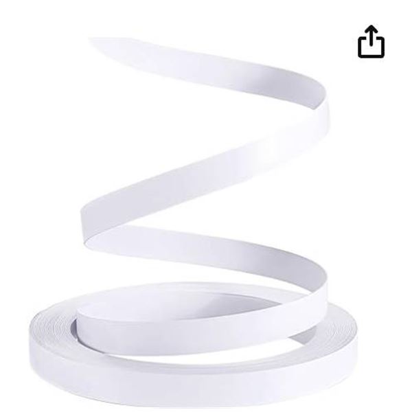 3 Rolls of Edge B.M. Tape 25′ x 0.5mm Matte White Edge banding