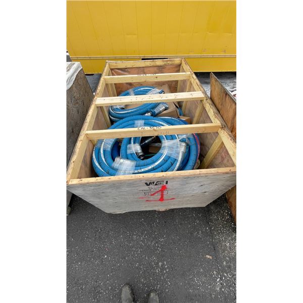 4’x4’x8′ Crate “1” of Assorted Industrial Parts