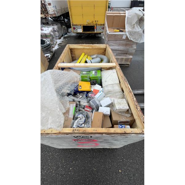 4’x4’x8′ Crate “3” of Assorted Industrial Parts