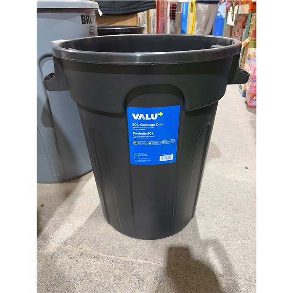 VALU+ 80 L Garbage Can with Handles