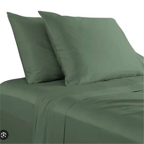 Comfy Bamboo World 4-Piece King Sheet Set, 8000 Gold Series – Green