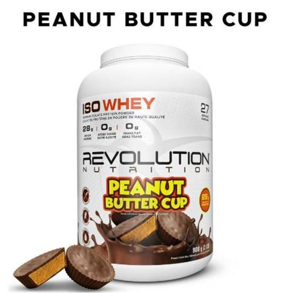 Revolution Nutrition ISO Whey Protein Peanut Butter Cup 908g (2lb)