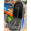 Image 3 : Black Backpack with Interior Compartments and Adjustable Straps