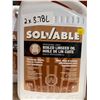 Image 2 : Solvable Professional Grade Boiled Linseed Oil, 2 x 3.78L Containers