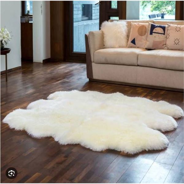 Winward Faux Sheepskin Throw Blanket with Care Instructions