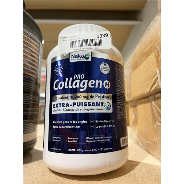 Naka Pro Collagen M with 10,000 mg of Peptan, 825g Powder