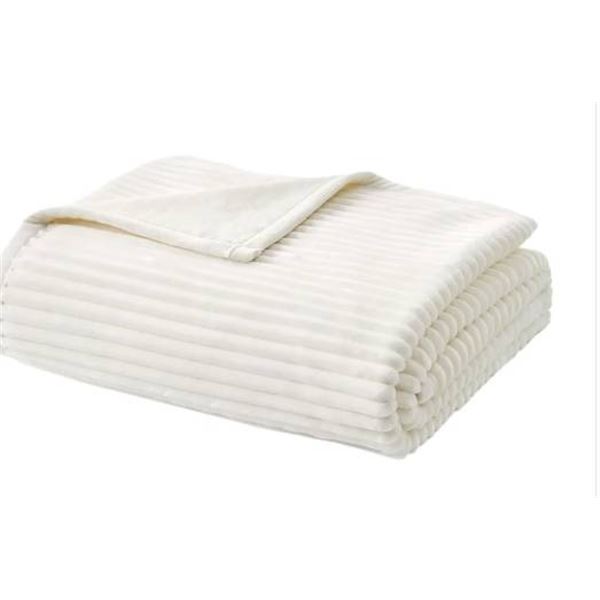 Koolaburra By UGG Throw Blanket, 127 cm x 177 cm, Polyester, Ivory