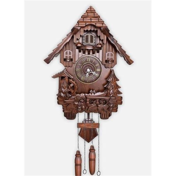 Kendal MX207C Cuckoo Clock with Wooden Chalet Design