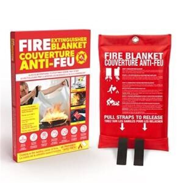 Fire Blanket 1m x 1m, ASTM-F1989-2005 Certified, Lot of 3
