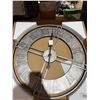 Image 3 : Wall Charmers Metal Roman Numeral Wall Clock
