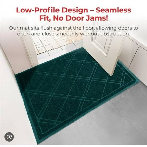 SlipToGrip Door Mats green – Pattern May VAry