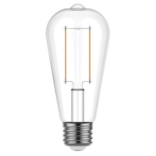 GE Classic LED ST19 Soft White Bulbs, 60W Replacement, Pack of 4 (Model ST19)