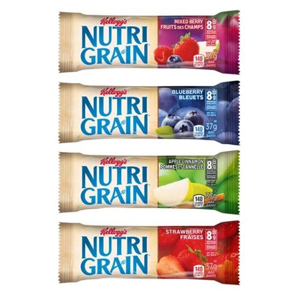 Kellogg’s Nutri-Grain Variety Pack Assortment, 40 Bars