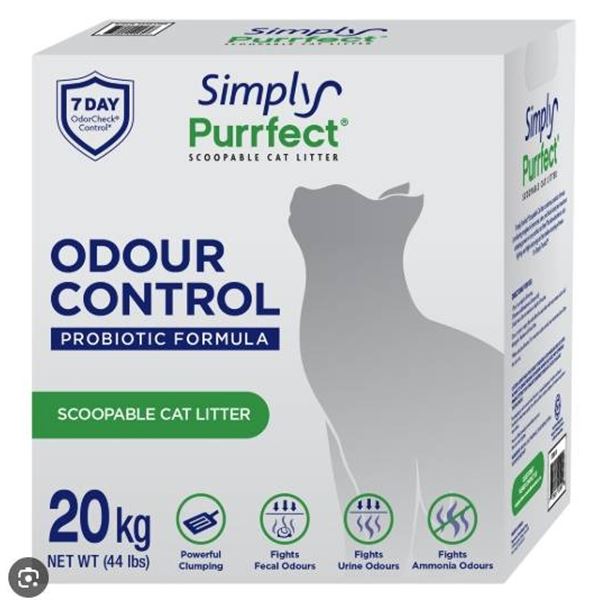 Simply Purrfect Odour Control Scooping Cat Litter 20 KG